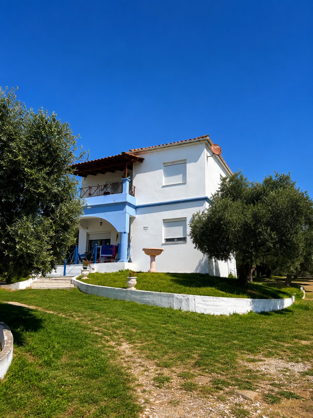 One of the two houses among the olive trees